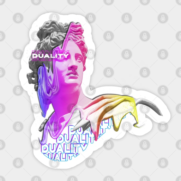 duality Sticker by dwalikur